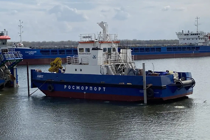 Состоялся спуск на воду судна обеспечения 'Алиот'