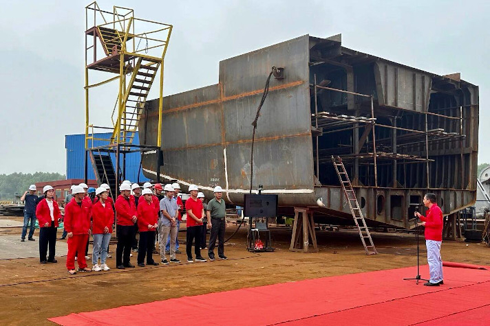 В Китае заложили новые ледокольные буксиры на класс Российкого морского регистра судоходства