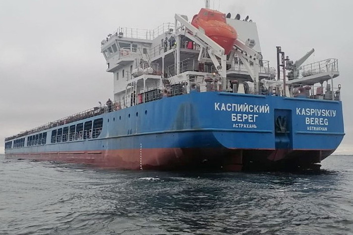 Универсальный сухогруз 'Каспийский берег' прошёл ходовые испытания