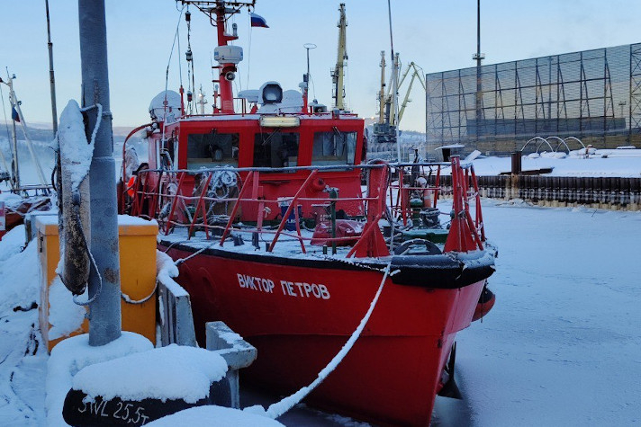 Мурманский филиал РС выполнил взвешивание многофункционального судна 'Морспасслужбы'
