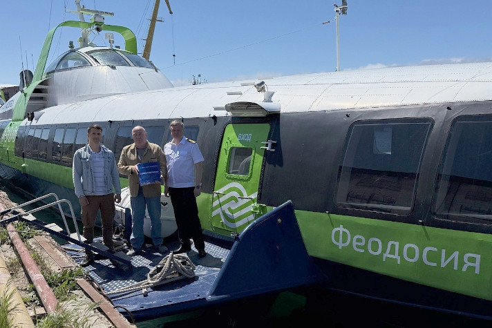 Завершено строительство морского скоростного пассажирского судна на подводных крыльях 'Феодосия'