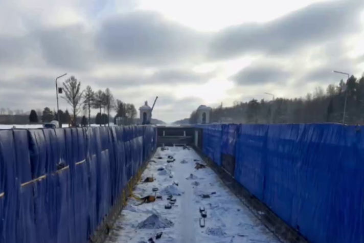 На гидроузле №2 канала им. Москвы завершены работы по устройству временных инженерных сетей
