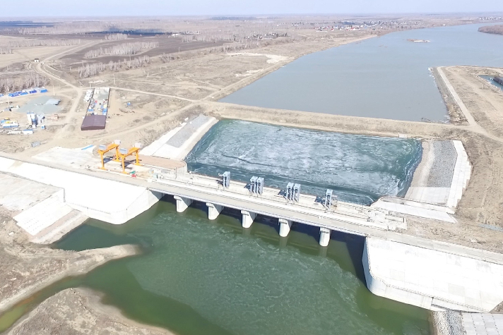 На Иртыше возобновлено строительство Красногорского гидроузла