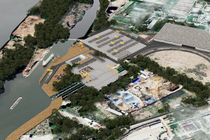 'Северсталь' реализовала комплексное инженерное решение при строительстве мультимодального портового хаба