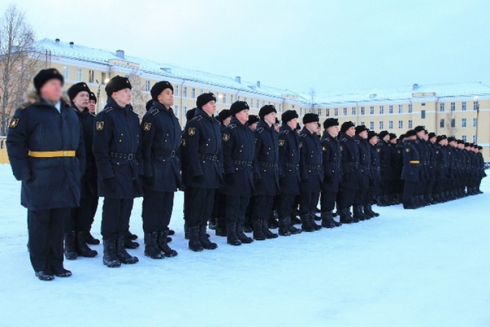 Военнослужащие четырнадцатого призыва научно-производственной роты Севмаша завершили службу