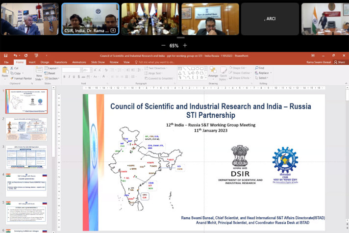 СПбГМТУ принял участие в заседании Российско-Индийской рабочей группы по науке и технологиям