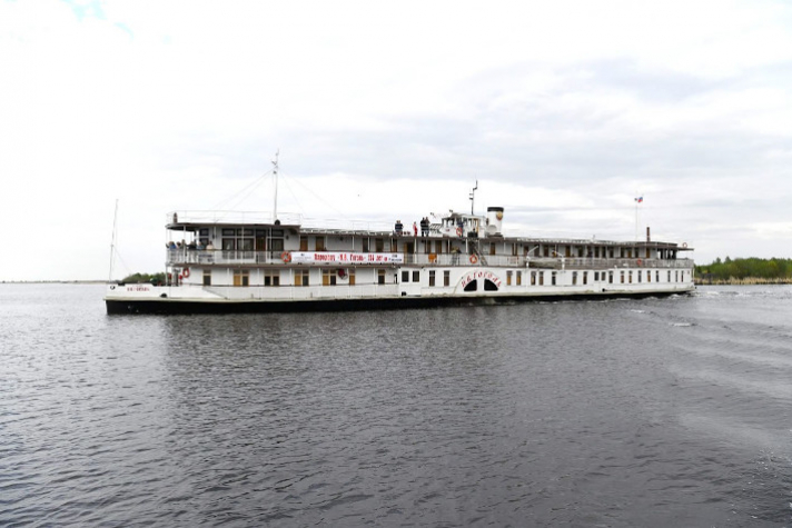 Старейший российский пароход-колёсник завершил 114-ю навигацию