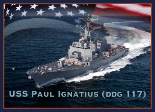 Американский флот получил новейший эсминец Arleigh Burke 'Пол Игнатий'