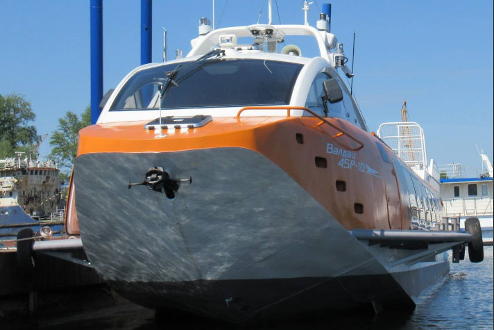 ГТЛК завершила поставку в Самару партии судов на подводных крыльях 'Валдай 45Р'