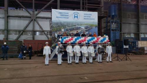 На Невском ССЗ заложили киль грузопассажирского судна проекта PV22